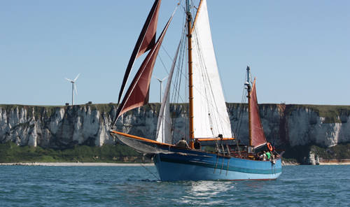 Balades en mer sur vieux gréements à Fécamp